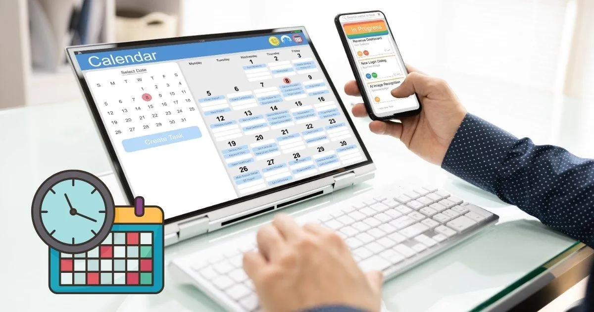 Calendar scheduling with phone