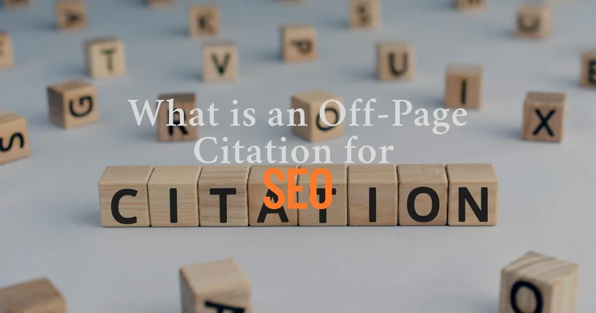 What is an Off-Page Citation for SEO