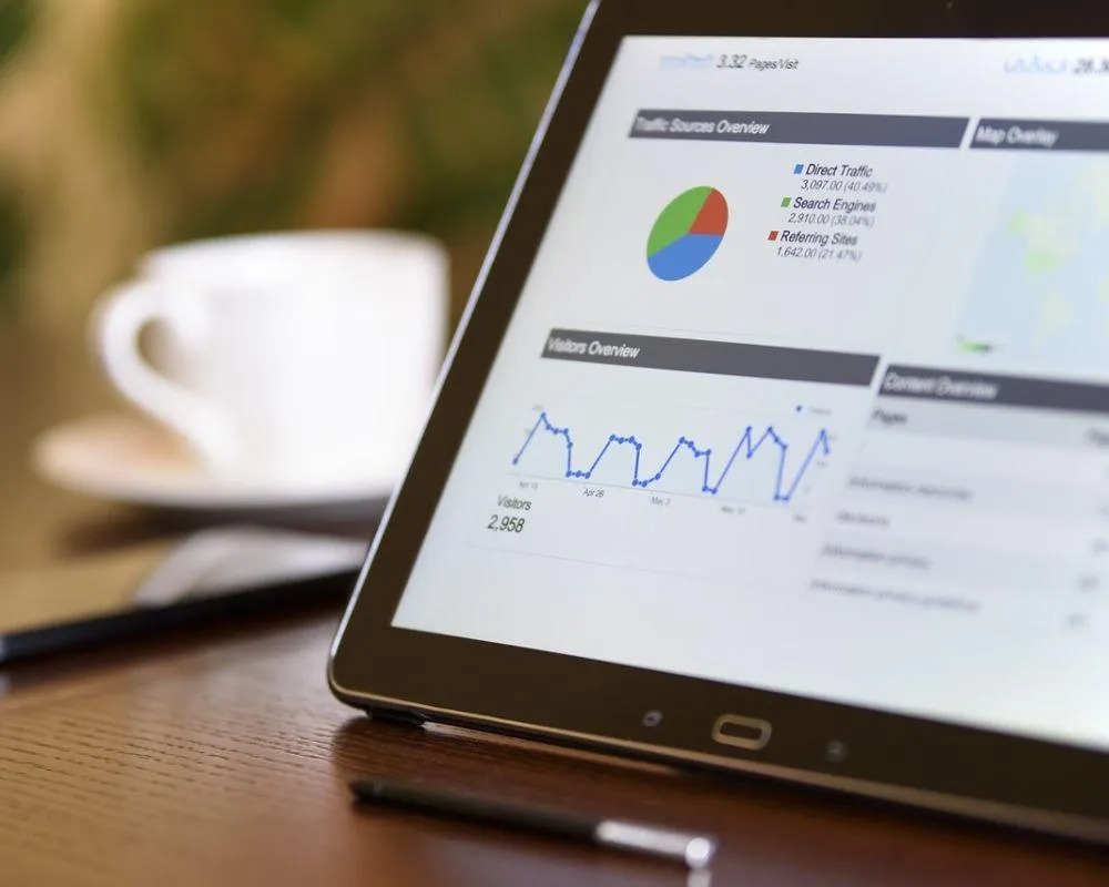 Google analytics in a tablet